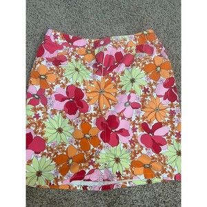 Talbots Floral/Colorful Skirt  Womens Size 12